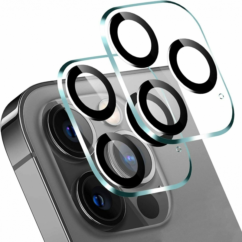 Kính Cường Lực Full Viền Camera Sau iPhone 12 Pro Max Hiệu Benks chất liệu từ kính là giải pháp bảo vệ chiếc camera siểu khủng của máy hạn chế tình trạng trầy xước, va đập